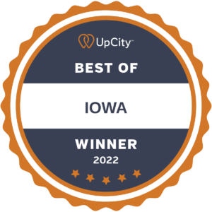 early bird digital marketing awarded the Upcity Best Digital Marketing Agency Iowa Award 2022